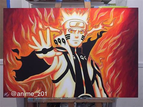 Acrylic Painting Naruto Painting Ideas