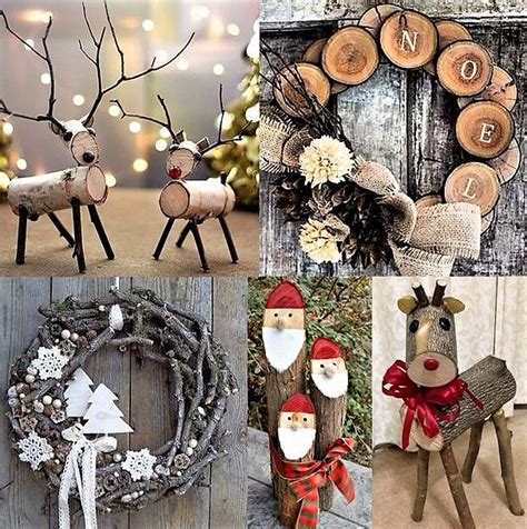 Décorations De Noël Rustiques Et Naturelles Decoration Noel