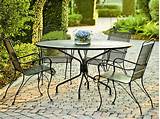 Look no further than the timeless wrought iron outdoor dining chairs. Woodard Tucson Wrought Iron High Back Arm Dining Chair ...