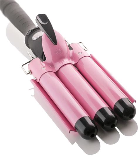 Buy Alure Three Barrel Curling Iron Wand With Lcd Temperature Display 1 Inch Ceramic