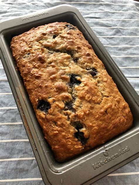 Oatmeal Blueberry Bread Cookingwithdfg