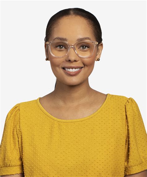 Jasmine Cat Eye Clear Glasses For Women Eyebuydirect Canada