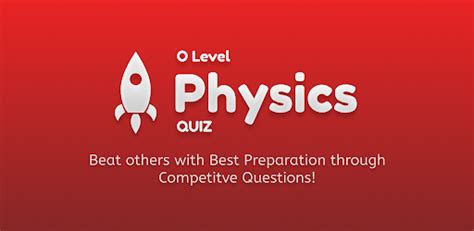 O Level Physics Quiz