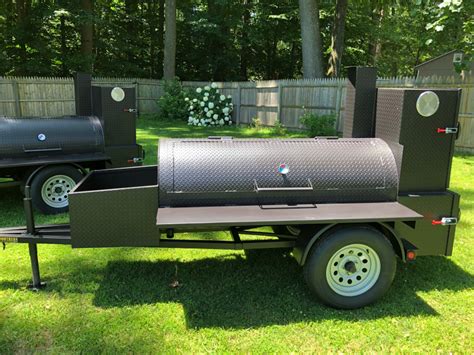 Popular Bbq Smoker Trailer Loaded With Options Northern Smokers