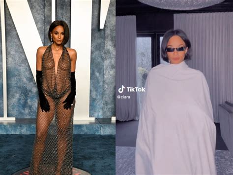 Ciara Responds To Selective Outrage Over Sheer Dress She Wore To Vanity Fair Oscars After Party
