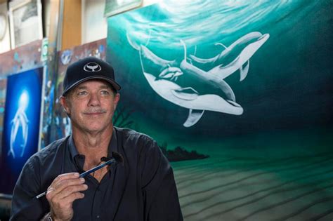 Art Against The Wall At 60 Wyland Has His Massive Murals Of Whales
