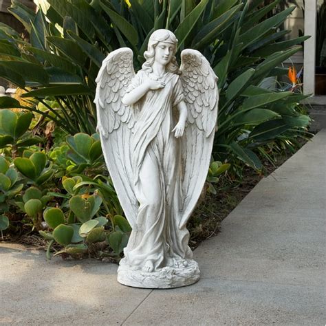 Alpine Corporation Outdoor Angel Statue 31 Inches