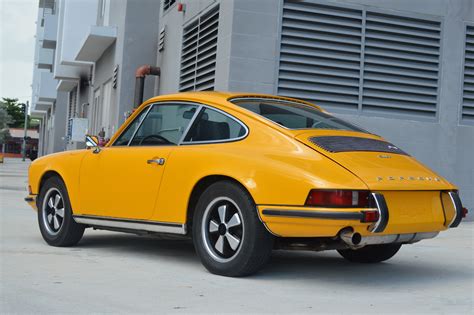 Used 1972 Porsche 911 T For Sale 69999 Vertex Auto Group Stock 72yellow911coupe