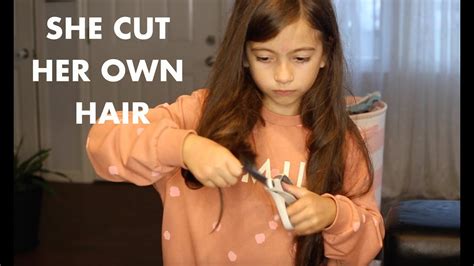 She Cut Her Own Hair Caught Red Handed Youtube