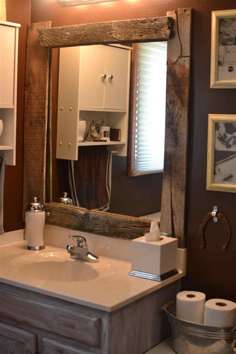 If you are looking for rustic bathroom mirror, we can help you save time and find great deals on rustic bathroom mirror. 12 Awesome Diy Rustic Mirror Frame Design Ideas | My reno ...
