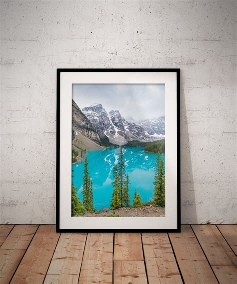 Moraine Lake Banff Canada Wall Art Etsy Uk