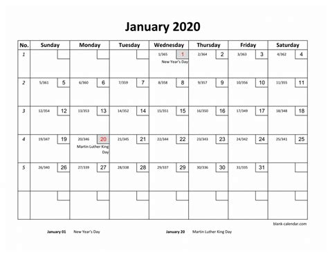 Free Download Printable Calendar 2020 With Check Boxes