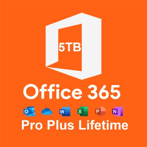 Office 365 Professional Plus Lifetime Subscription For 5 Devices 5tb