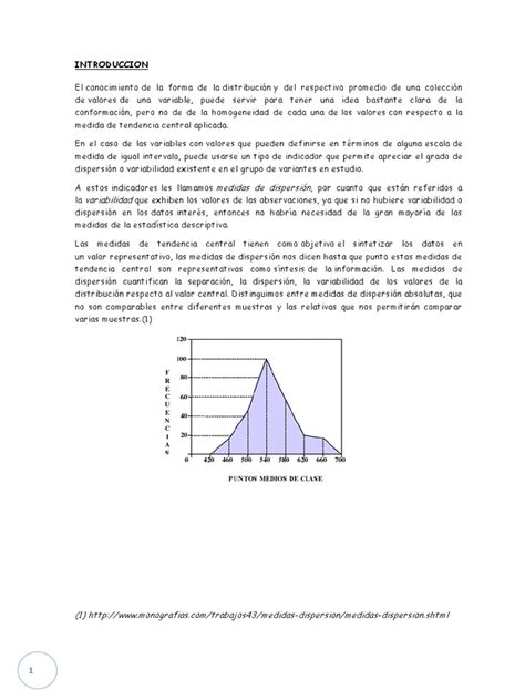 Las medidas de dispersión son: Medidas de Dispersion