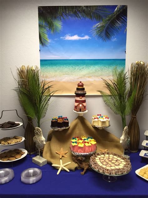 Jan 18, 2021 · this list of 60th birthday party ideas includes themes, activities, and stunning invitation options. Beach Themed Retirement Party | Beach themes, Table ...