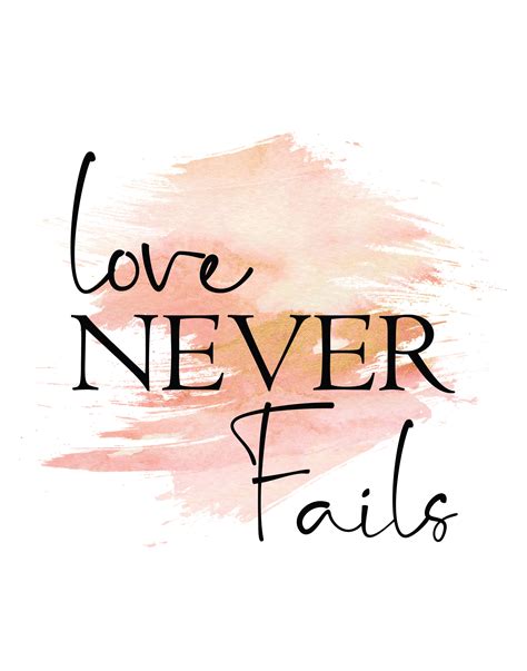 Love Never Fails Print / Love Never Fails Sign / Love Never | Etsy | Love never fails, Aesthetic 