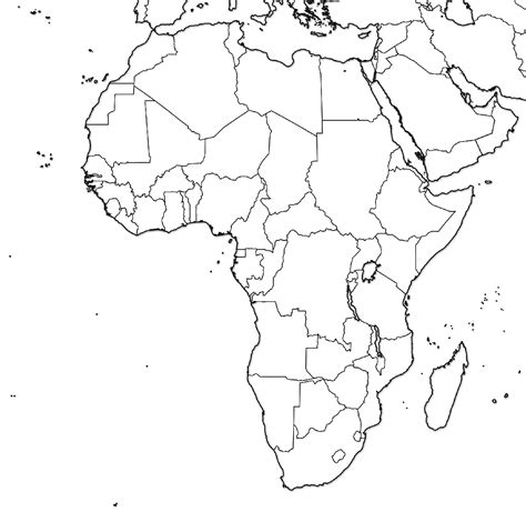 Printable map worksheets for your students. blank map of africa | of the continent filling in as many names of countries | World map ...