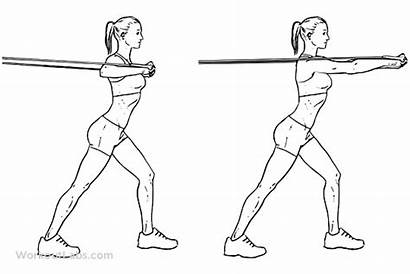Resistance Chest Band Press Exercise Workoutlabs Exercises
