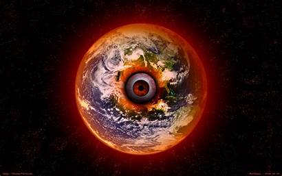 Eye Space Earth Seeing Surreal Outer Eyes