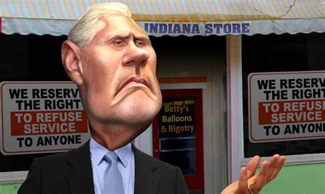 mike pence is too cowardly to defend his anti gay law he should be that ashamed indiana the