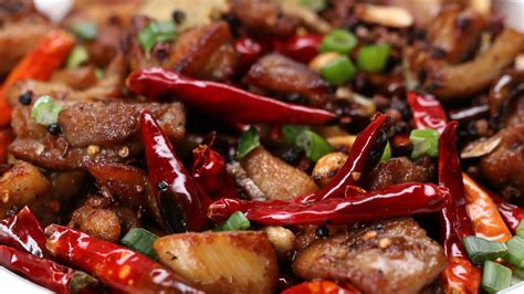 Szechuan chicken is a classic chinese dish that is pretty healthy with an explosion of flavors. Super Spicy Szechuan Chicken - YouTube