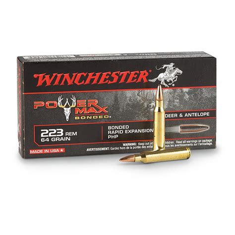 Winchester Super X Rifle 223 Winchester Phpb 64 Grain 20 Rounds