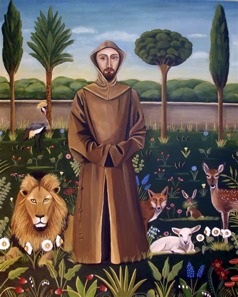 Catherine Nolin Dequattro Art Studio St Francis Of Assisi New Painting
