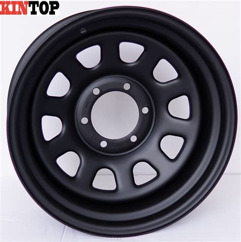 17x8 Black 4x4 Off Road For Car Steel Wheel Rim China Steel Wheel And