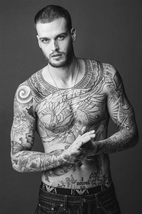 15 male models reveal the stories behind their tattoos male models tattoo male models male model