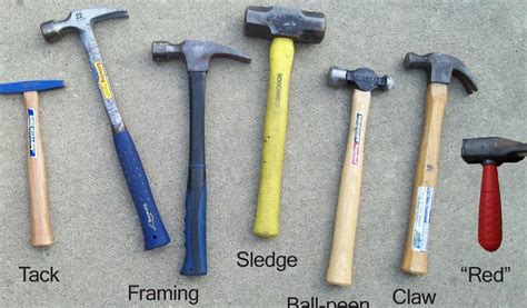 16 Tips For Choosing A Hammer Hammer Types Purpose
