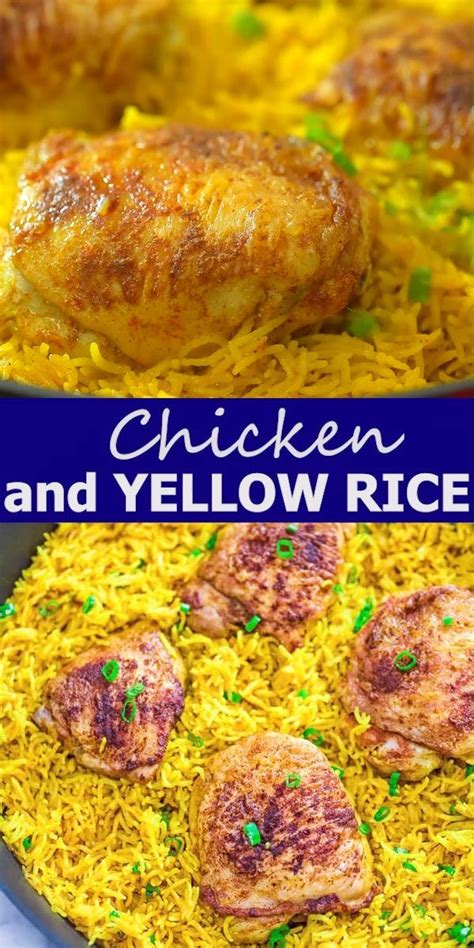 This Chicken And Yellow Rice Skillet Truly Is A Restaurant Quality