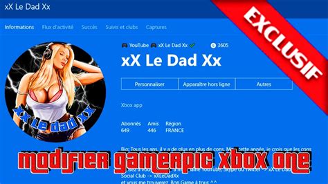 Exclu Modifier Gamerpic Sur Xbox One Exclu To Change Gamerpic On Xbox One Youtube