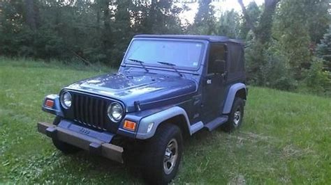 Whether you need just the soft top hardware, soft top skin or a complete wrangler soft top we got you. Purchase used 2001 Jeep Wrangler Sport STANDARD/MANUAL ...