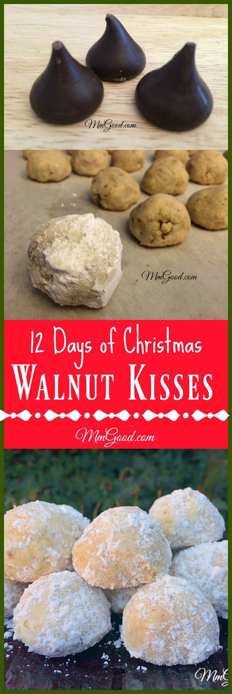 Serve a small gathering with this recipe. 12 Days of Christmas - Walnut Kiss (Mexican Cookie with a ...