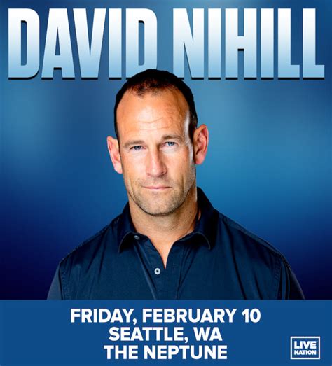 An Evening With David Nihill In Seattle At Neptune Theatre