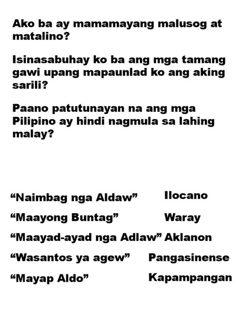 Ano Ano Ang Uri Ng Pangkat Etniko Sa Pilipinas
