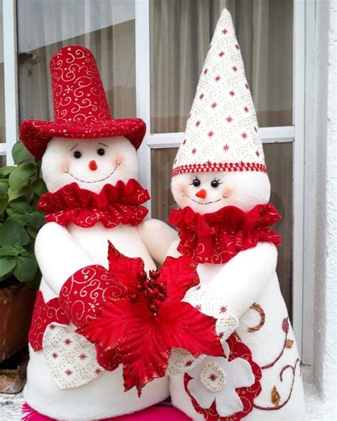 La Pareja De Nieves By Luissana Urueta Christmas Stockings Holiday