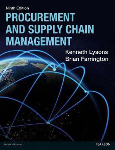 Procurement And Supply Chain Management 9th Edition By Kenneth Lysons