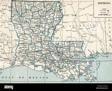Map Of Louisiana Cities And Parishes Iqs Executive