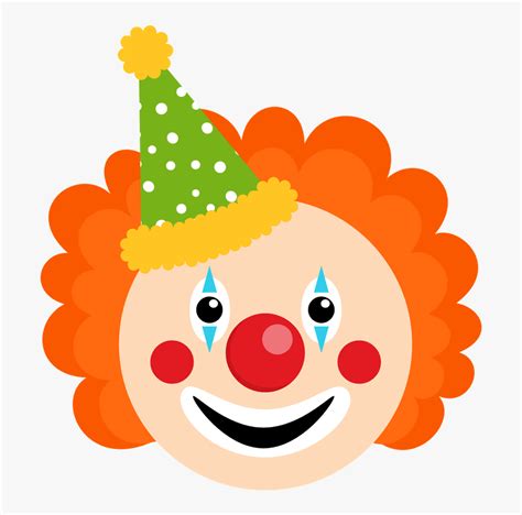 Circus Clown Clip Art Cute Clown Face Clipart Free Transparent