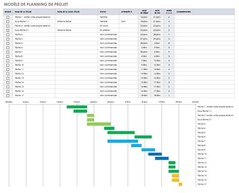 Comment Créer Un Planning Dans Excel Modèle Et Tutoriel Smartsheet
