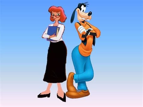 Goofy And His Girlfriend Sylvia Marpole Goofy Movie Disney Goofy