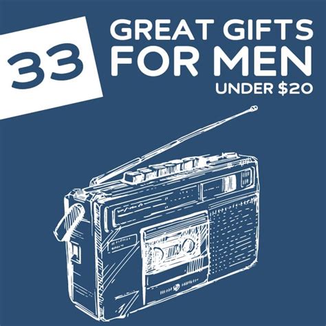 And the same applies to mother's day, birthdays, easter—you name it, and we've got the gifts under £20! 33 Great Gifts for Men under $20 | Dodo Burd