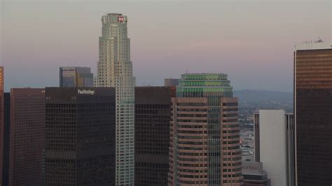 1080 Stock Footage Aerial Video Us Bank Tower And Skyscrapers At