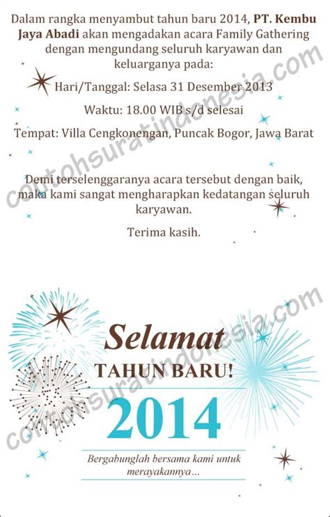 Surat merupakan hal yang penting dalam kehidupan kita oleh karenanya kita wajib contoh surat tidak resmi ulang tahun 2. Contoh Undangan Syukuran Sunatan - Contoh Isi Undangan