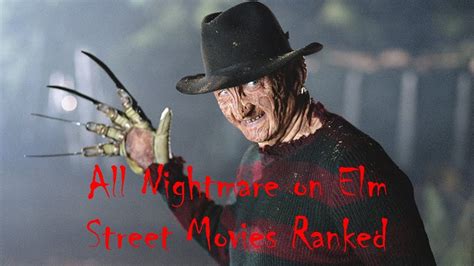 All Nightmare On Elm Street Movies Ranked Youtube