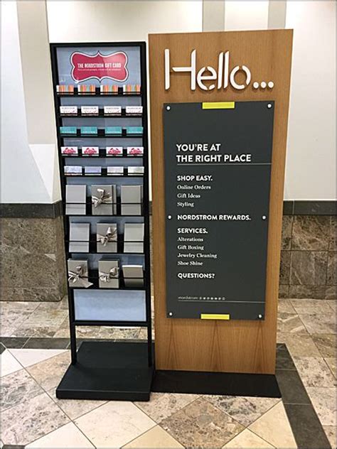 The clothing line is there to cater to all fashion choices that. Nordstrom Hello You Are At Right Place Overview with Gift Card Display | Gift Card Merchandising ...