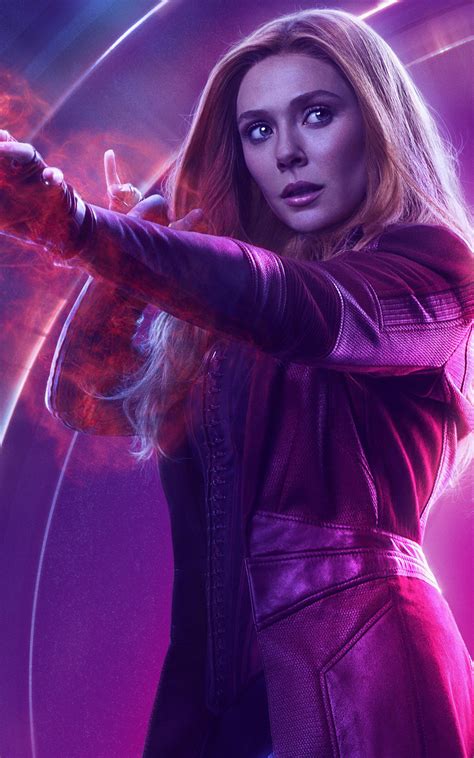 800x1280 Wanda Maximoff In Avengers Infinity War New Poster Nexus 7