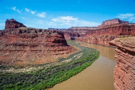 Colorado River In Canyonlands N P Utah Stock Image Image Of Moab