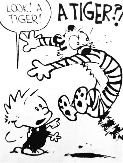 Calvin And Hobbes Look A Tiger ~ Calvin Calvin And Hobbes